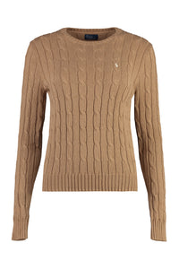 Pullover in maglia a trecce